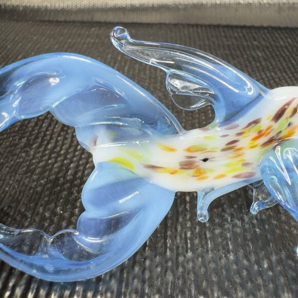 Venetian Art Glass Hand Blown Fish Hand Made Italian Glass Delicate Figurine VTG - Picture 7 of 10